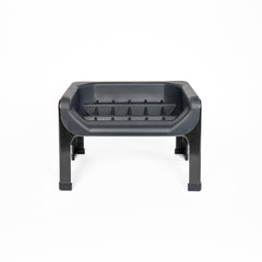 Fluff Trough elevated slow feeder bowl helps slow eating and reduce mess.