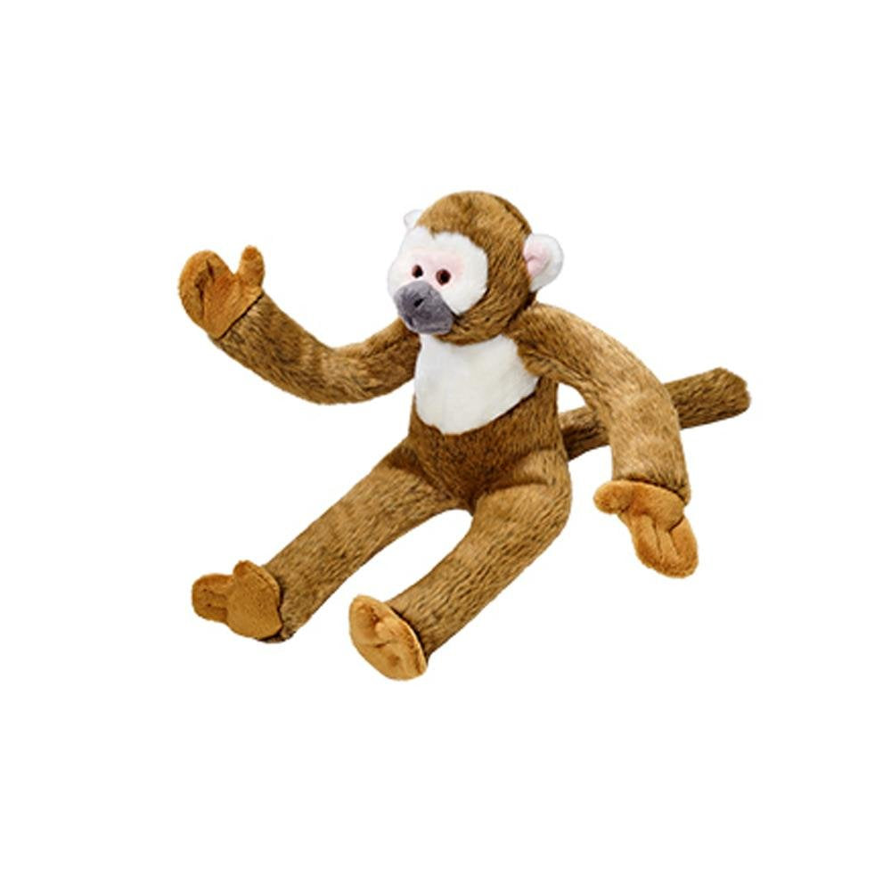 Fluff & Tuff Albert squirrel monkey plush toy—15-inch size, ideal for interactive play