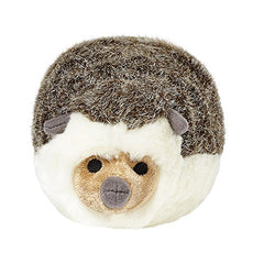 Fluff and Tuff Harriet Hedgehog in playtime pose shows durable stitching for safe interactive fun.