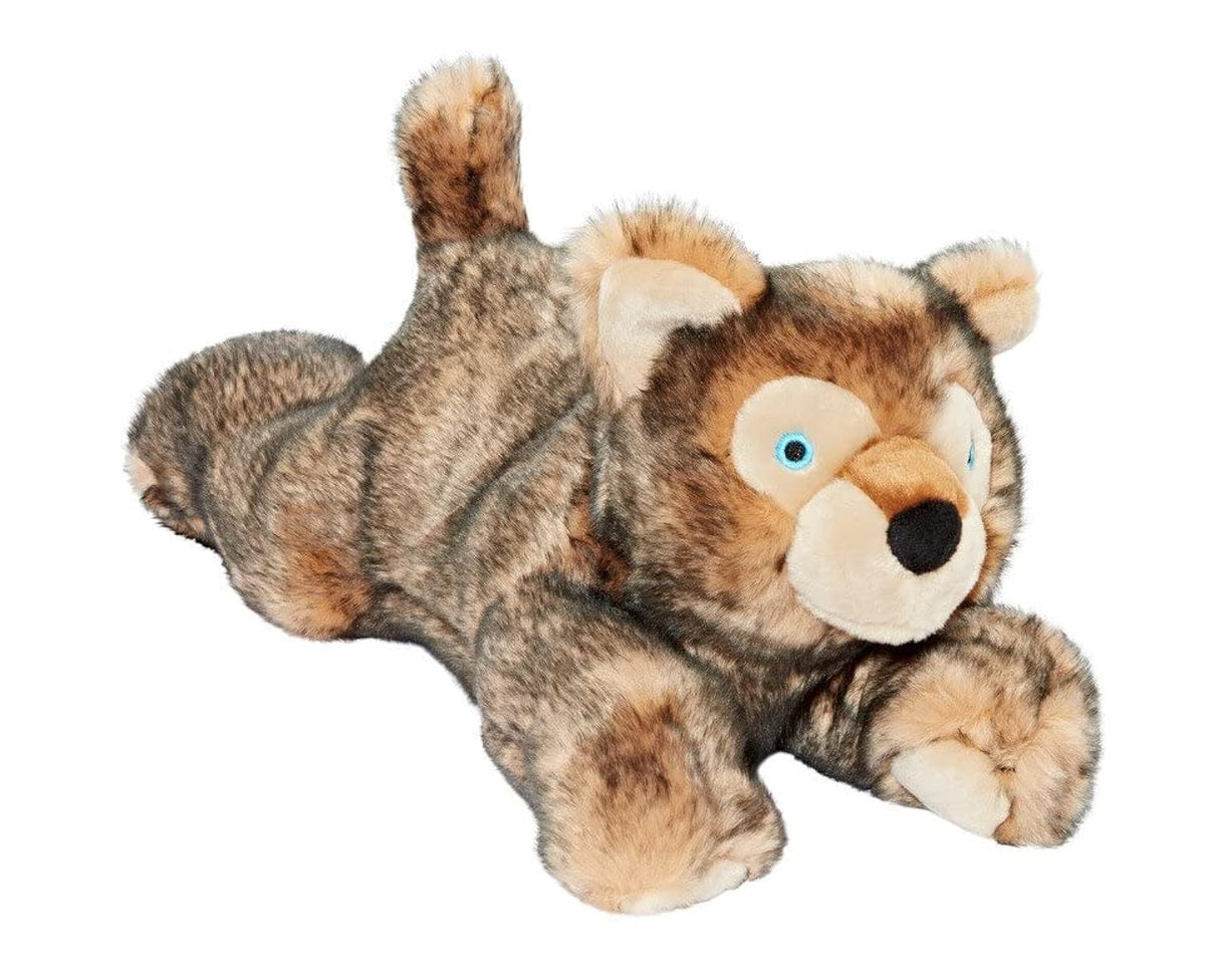 Fluff & Tuff Lobo Wolf Pup close-up eyes inviting cuddle and playful moments