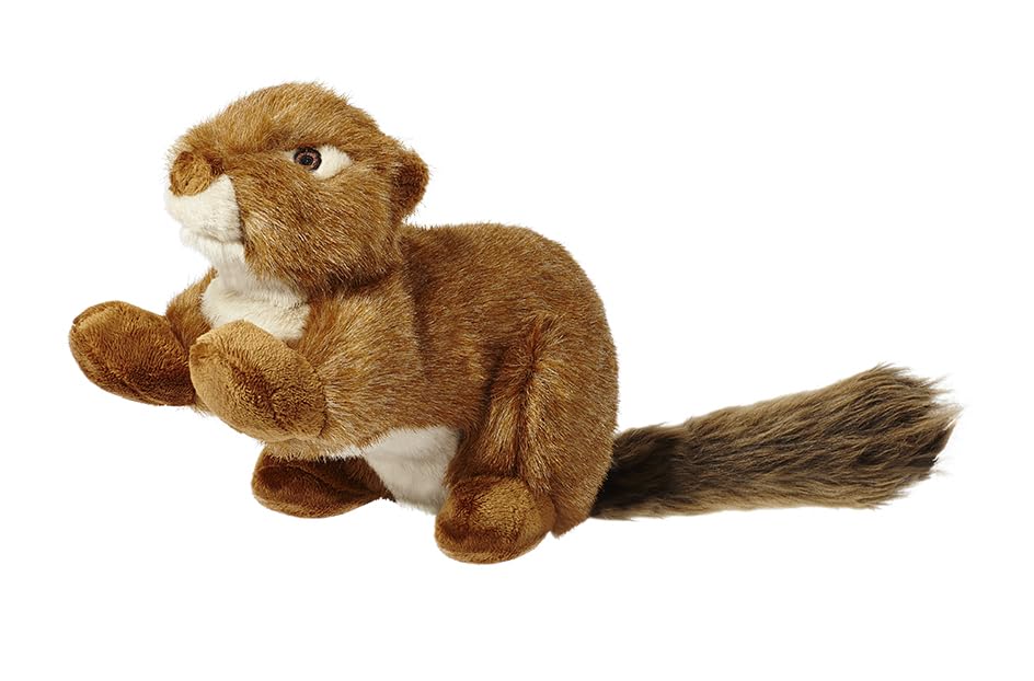Fluff & Tuff SQUEAKERLESS Red Squirrel, 12 inch length, ideal for stealth fetch and chase.