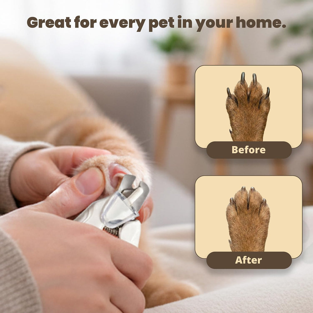 FluffyCare ultra-quiet motor keeps pets calm during nail sessions.