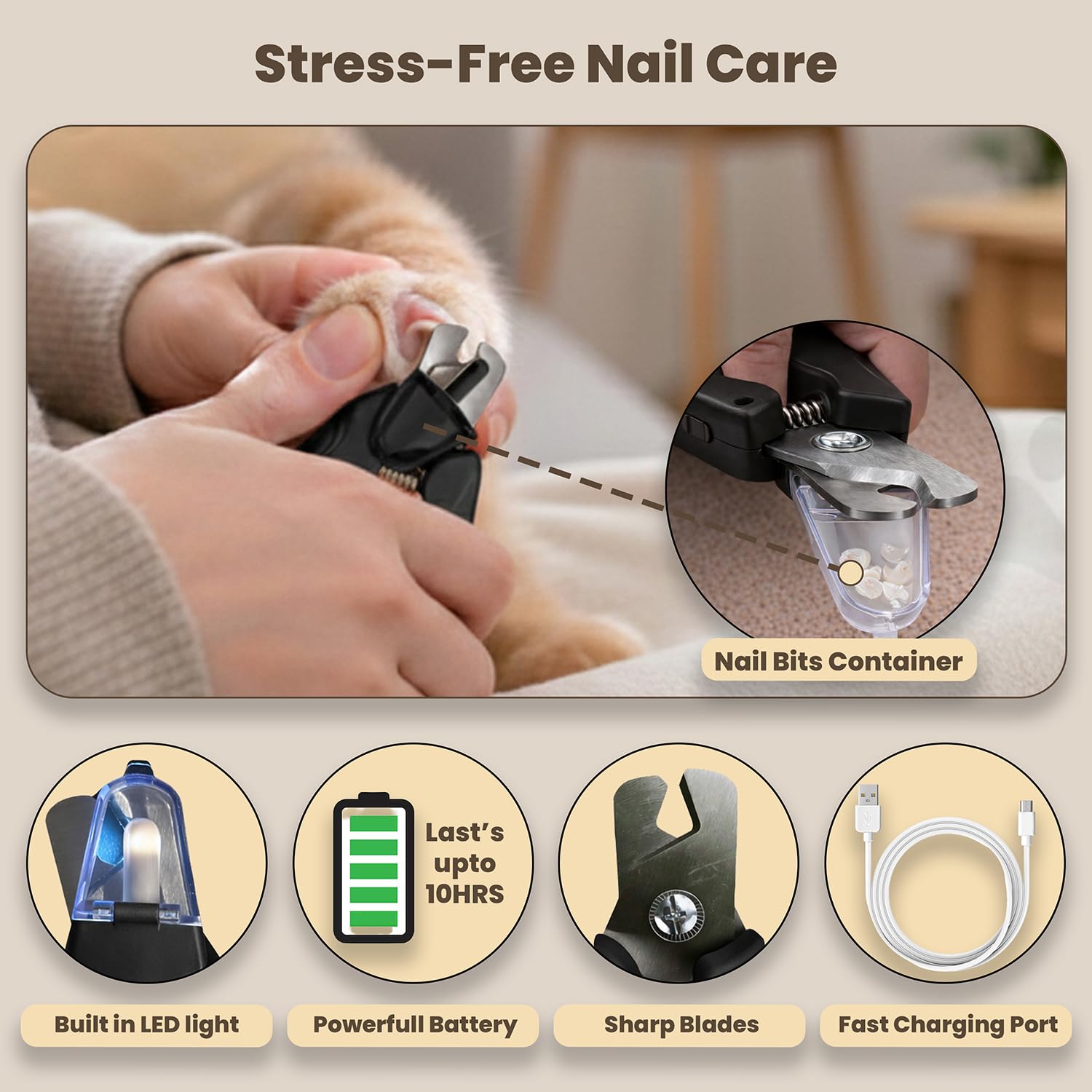 FluffyCare portable grooming setup for home or travel