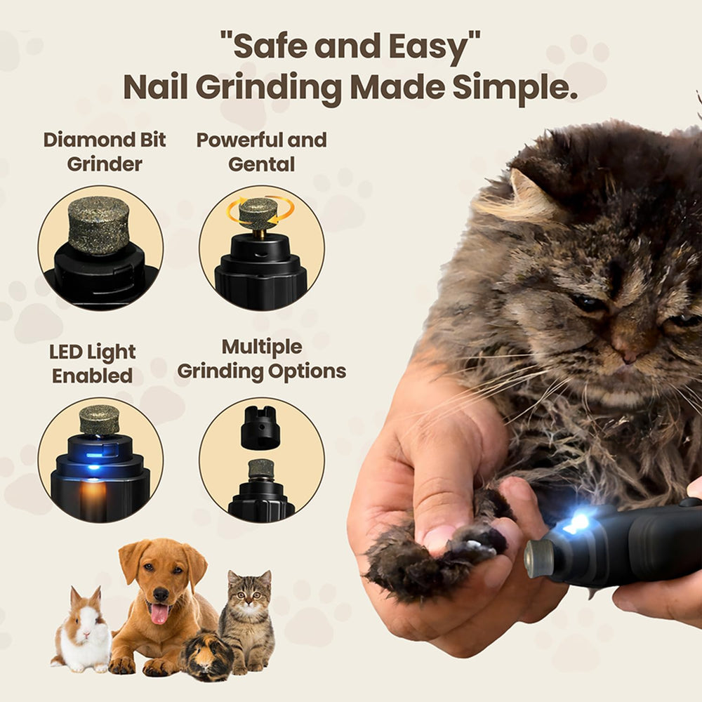 FluffyCare safety guard helps prevent accidental nicks during trimming