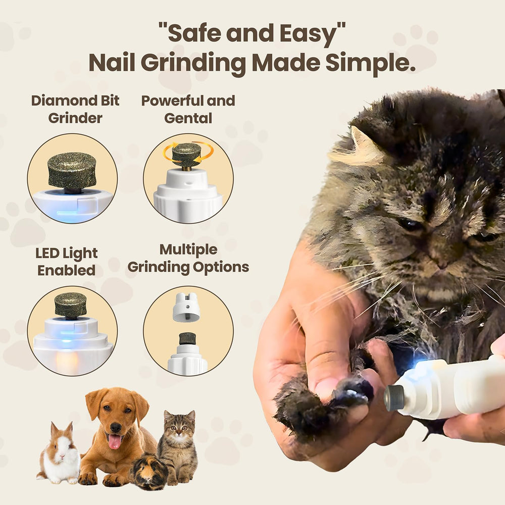 FluffyCare USB rechargeable design provides hours of grooming after charging.