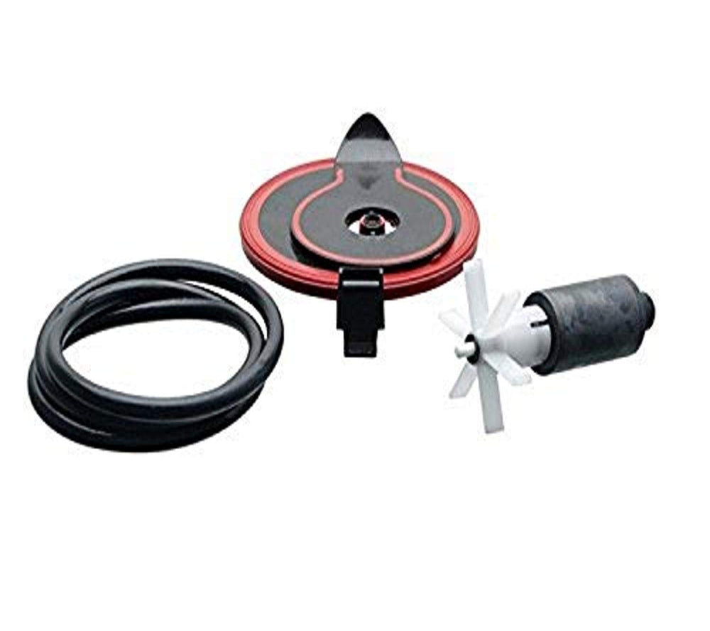 Fluval 406 Motor Head Maintenance Kit front view shows essential parts for easy filter upkeep.