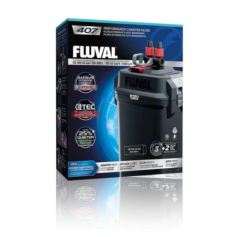 Fluval 407 motor head maintenance kit — side view reveals ready-to-use parts.