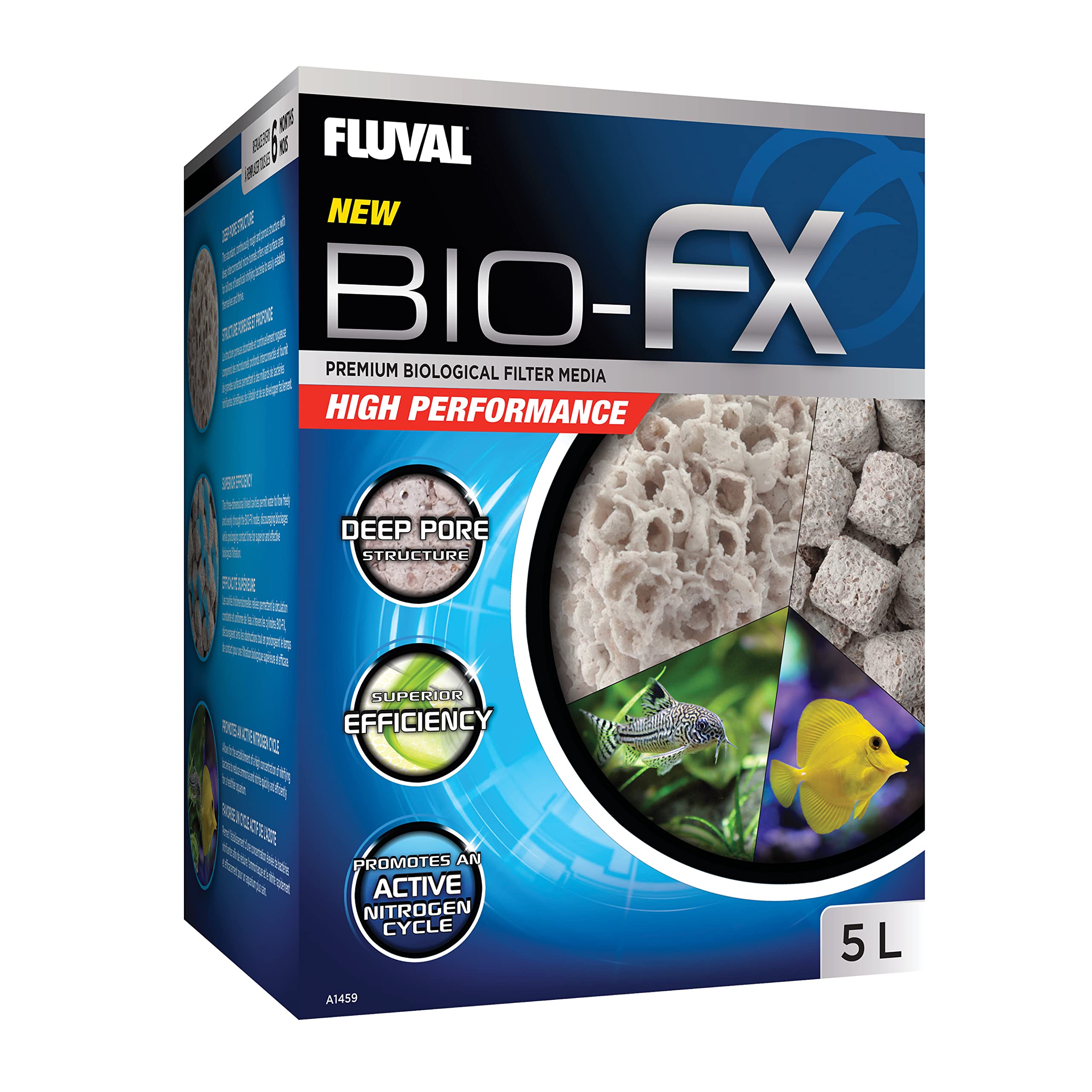 Fluval BIO-FX ceramic pellets for safe biological filtration in aquariums