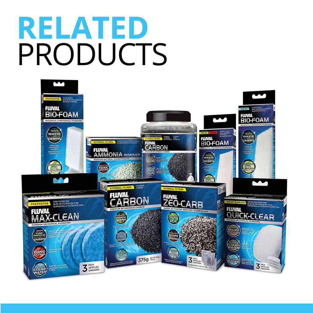 Fluval BIO-FX in a healthy aquarium demonstrates filtration biology
