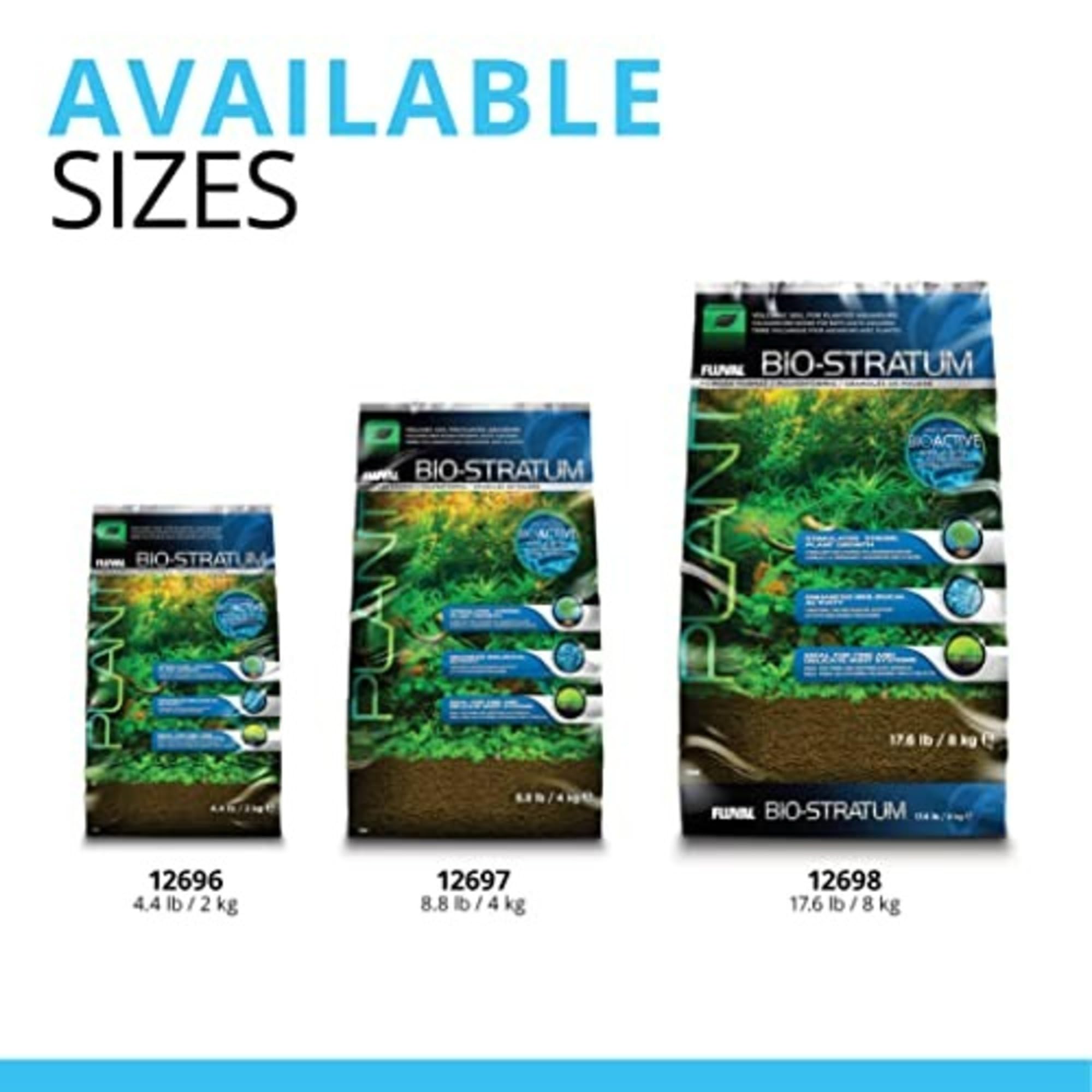 Fluval Bio-Stratum color-rich aquatic plants thriving in a well-balanced tank
