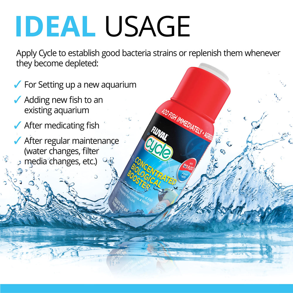 Fluval Biological Enhancer freshwater use scene marking safe fish introduction
