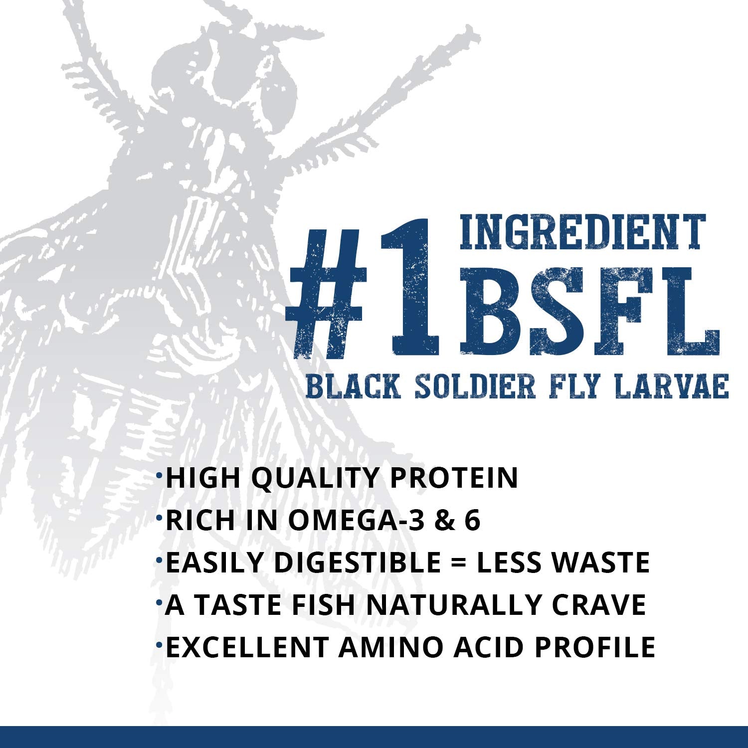 Fluval Bug Bites BSFL larvae ingredient emphasizes sustainable protein