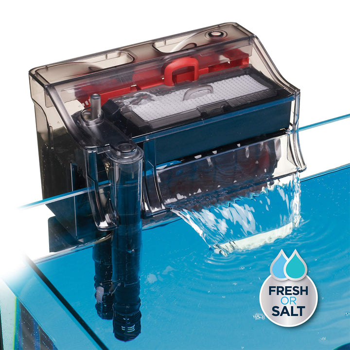 Fluval C3 dual-foam mechanical stages trap debris for clearer water.