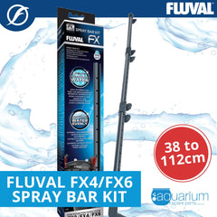 Fluval FX spray bar kit extendable length enables flexible aquarium setup.