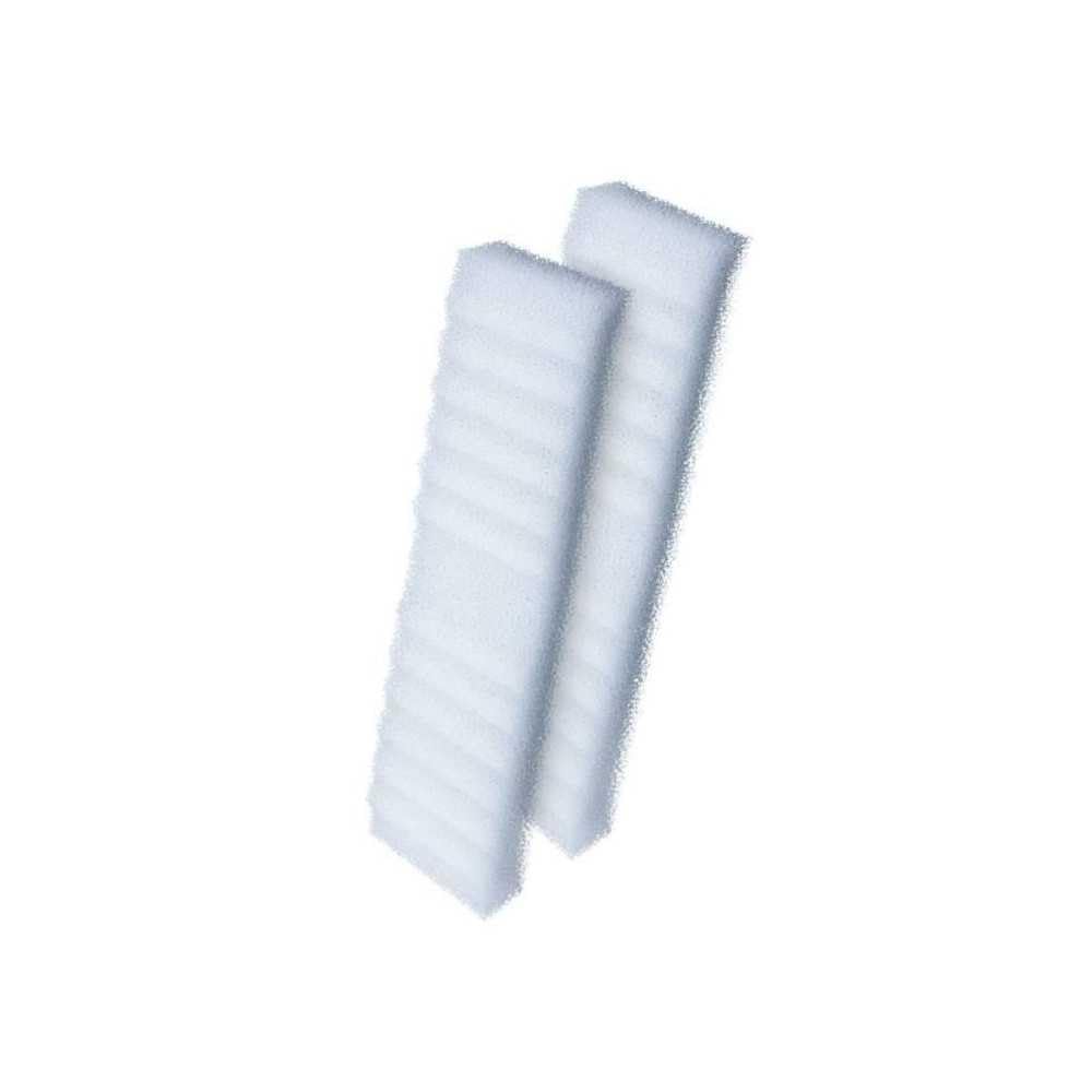 FX2 canister filter foam block close-up highlights high surface area for filtration.