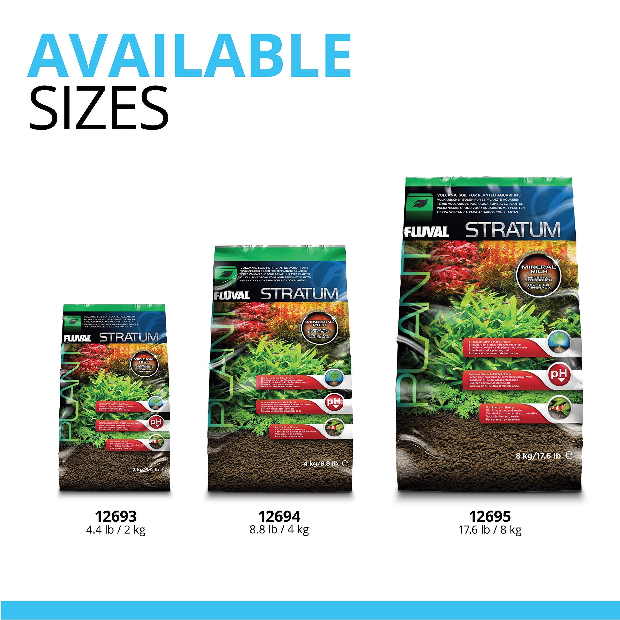 Fluval Stratum helps minimize water discoloration in freshwater tanks.