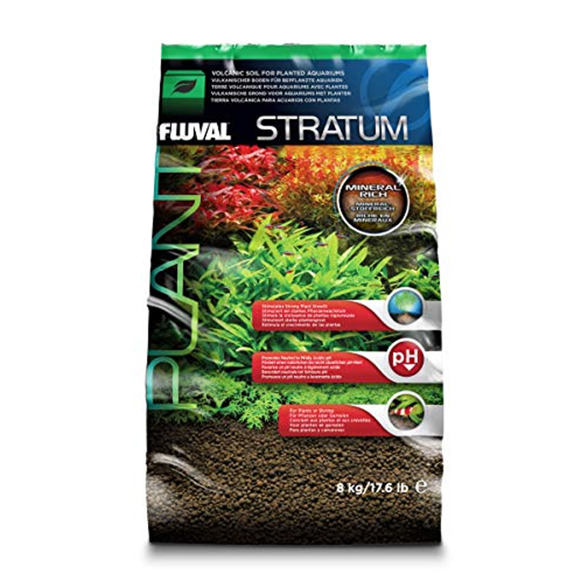 Fluval Plant and Shrimp Stratum promotes root growth in a freshwater tank.