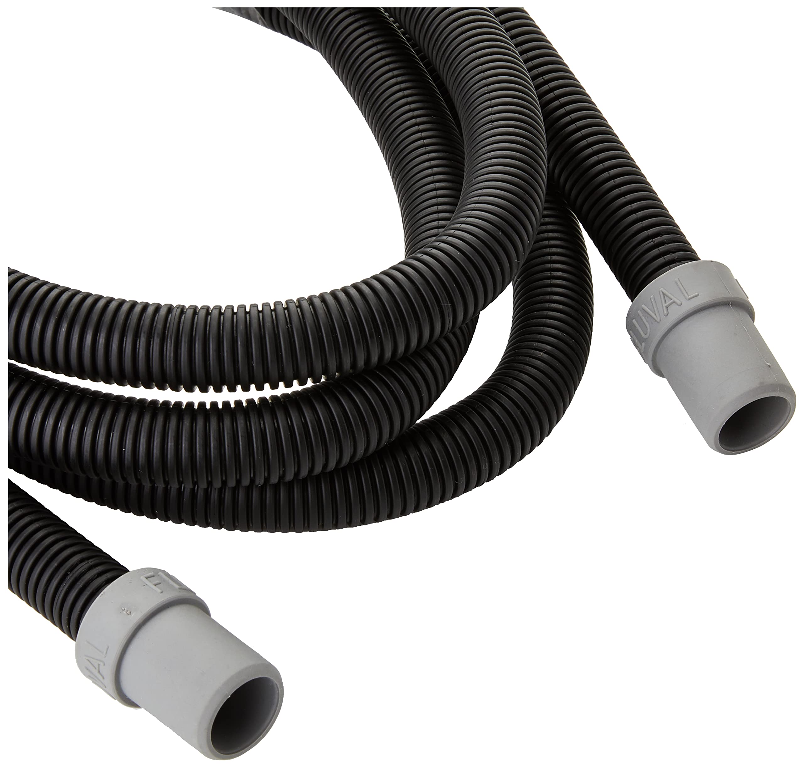 Fluval rib hose 14.5mm installation view with 106/107 compatibility.