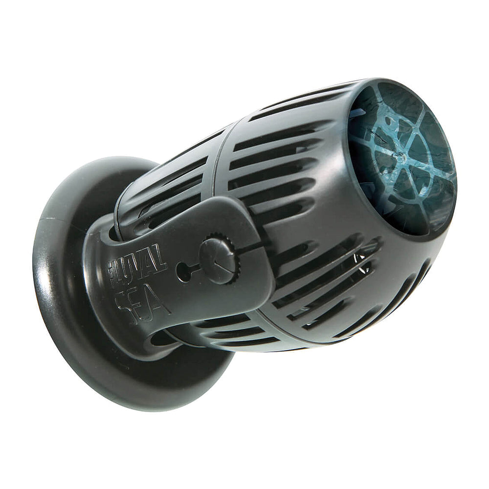 Fluval Sea CP3 Wave Maker compact pump size fits tight spaces behind decor or under filtration.