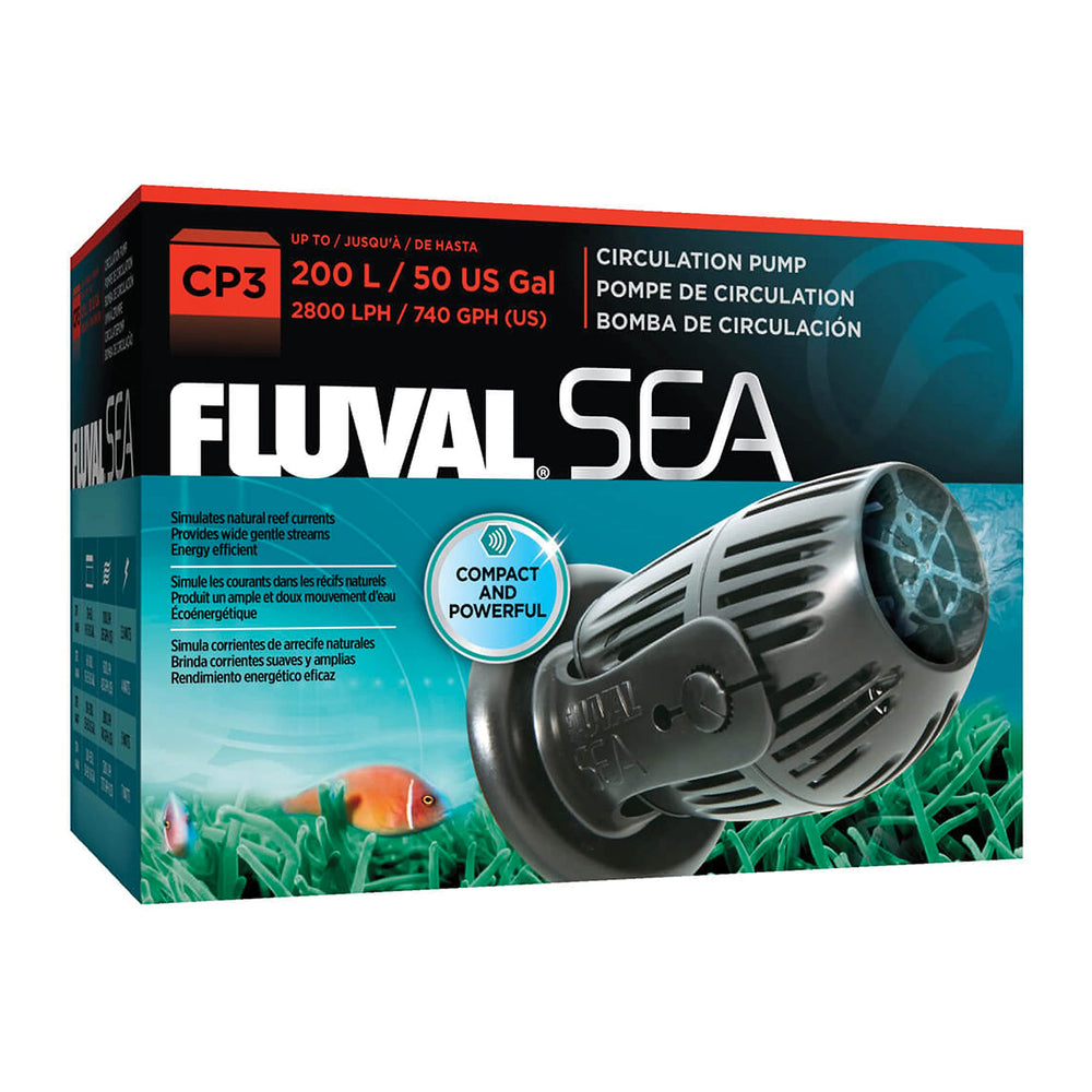 Fluval Sea CP3 Wave Maker front view highlighting compact design for small to mid-size tanks.