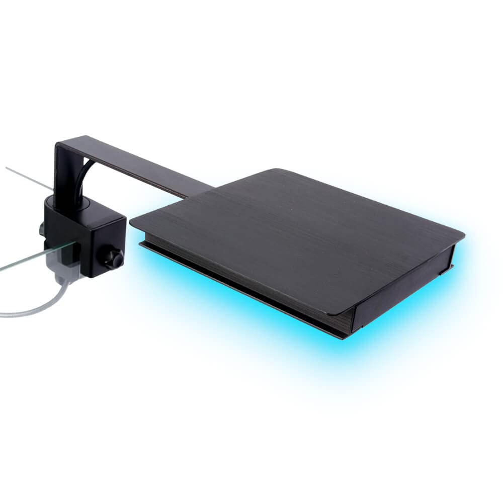 Fluval SEA Nano LED app control graphic enabling Bluetooth customization.