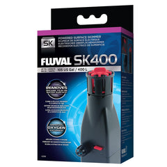 Fluval SK400 surface skimmer on tank rimmed and rimless for clearer water and better oxygenation