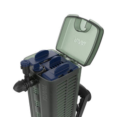 Fluval U3 BioMax media promoting beneficial biological filtration in aquariums.