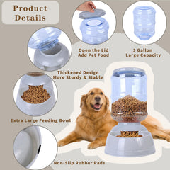 Flying Dove pet feeder base features non-slip pads for stable placement