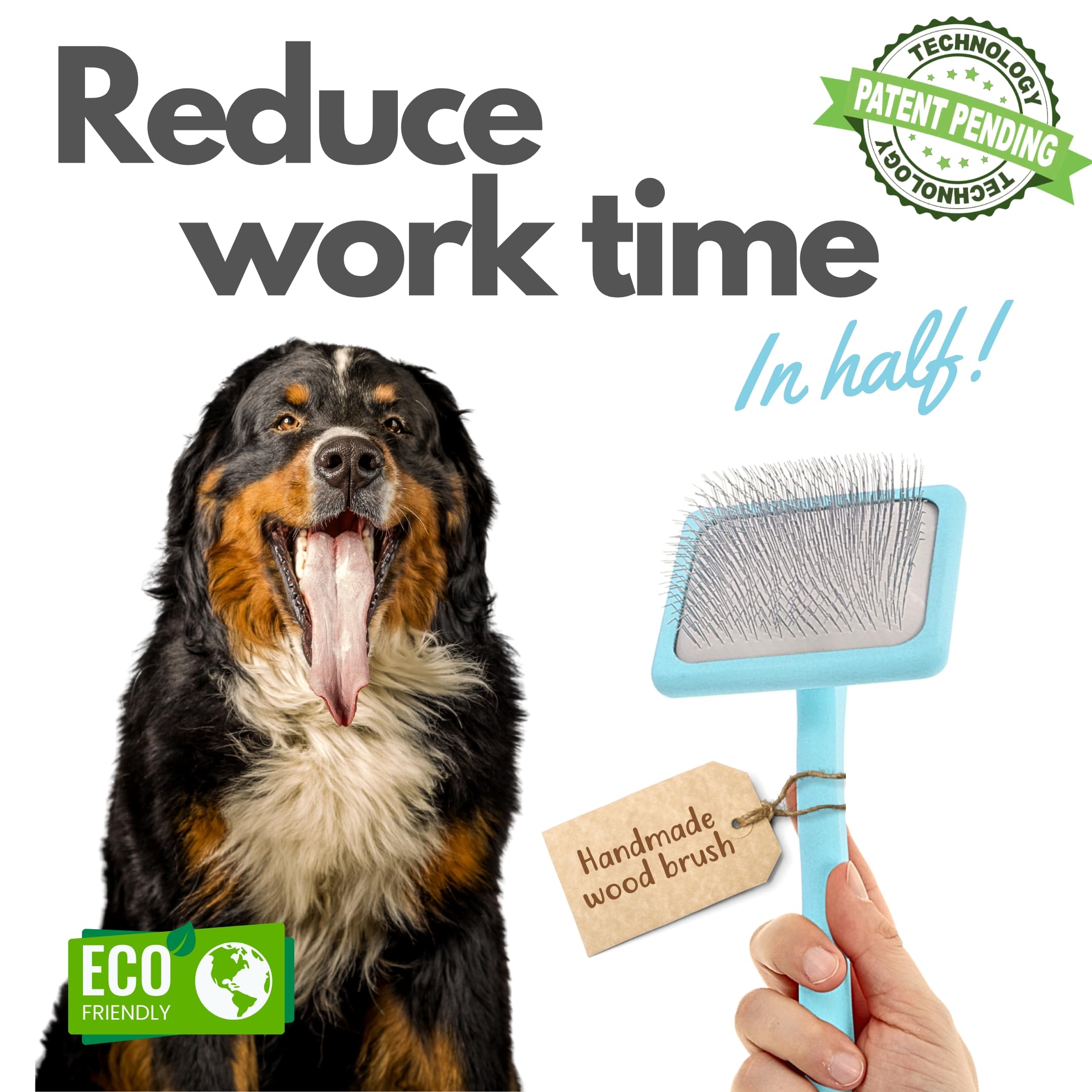 Flying Pawfect calming massage brush adds comfort during brushing