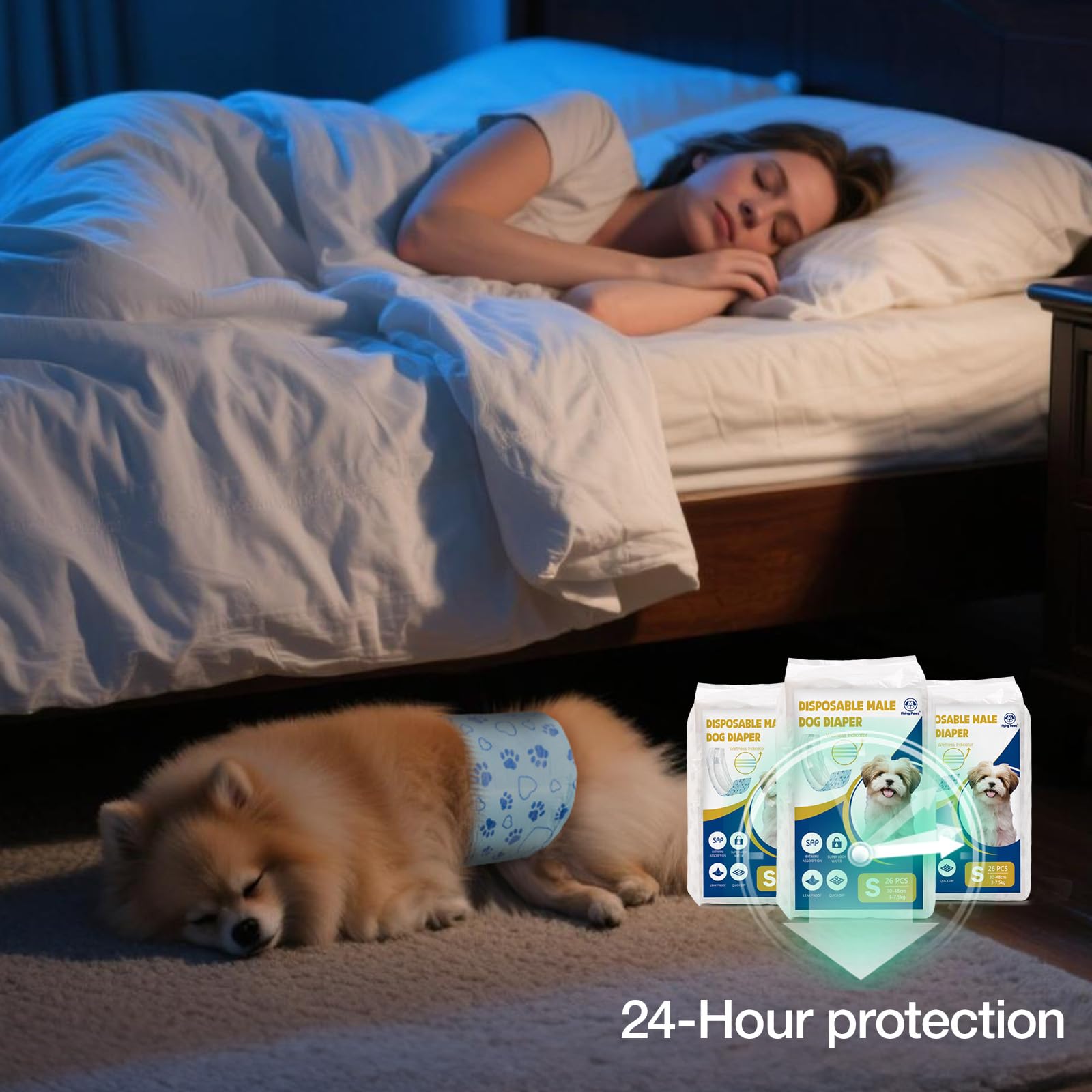 Flying Paws secure-fit design ensures snug wear with minimal bulk