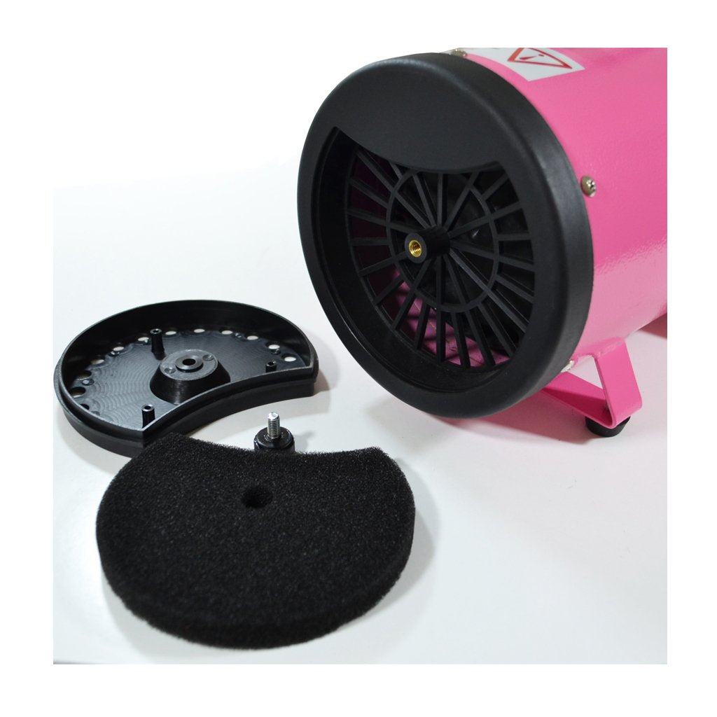 Flying Pig High Velocity Dryer Flying One pink 1-year warranty signals durable, reliable grooming tool.