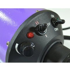 Flying Pig High Velocity Dryer side view highlighting durable build and compact profile