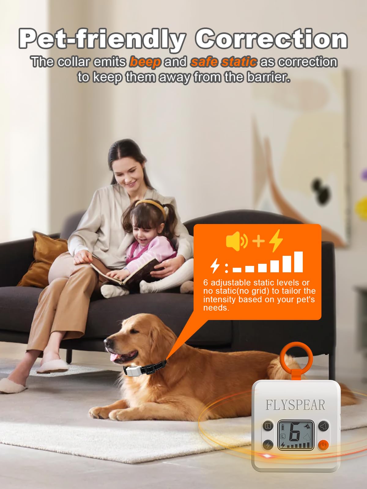 FLYSPEAR rechargeable transmitter visualizes long-lasting power for daily use.