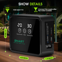 FMATOZ programmable timer demonstrates customizable mist intervals for habitat needs