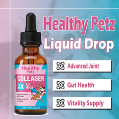 Healthy Petz drops promote a healthy-looking coat and skin support.