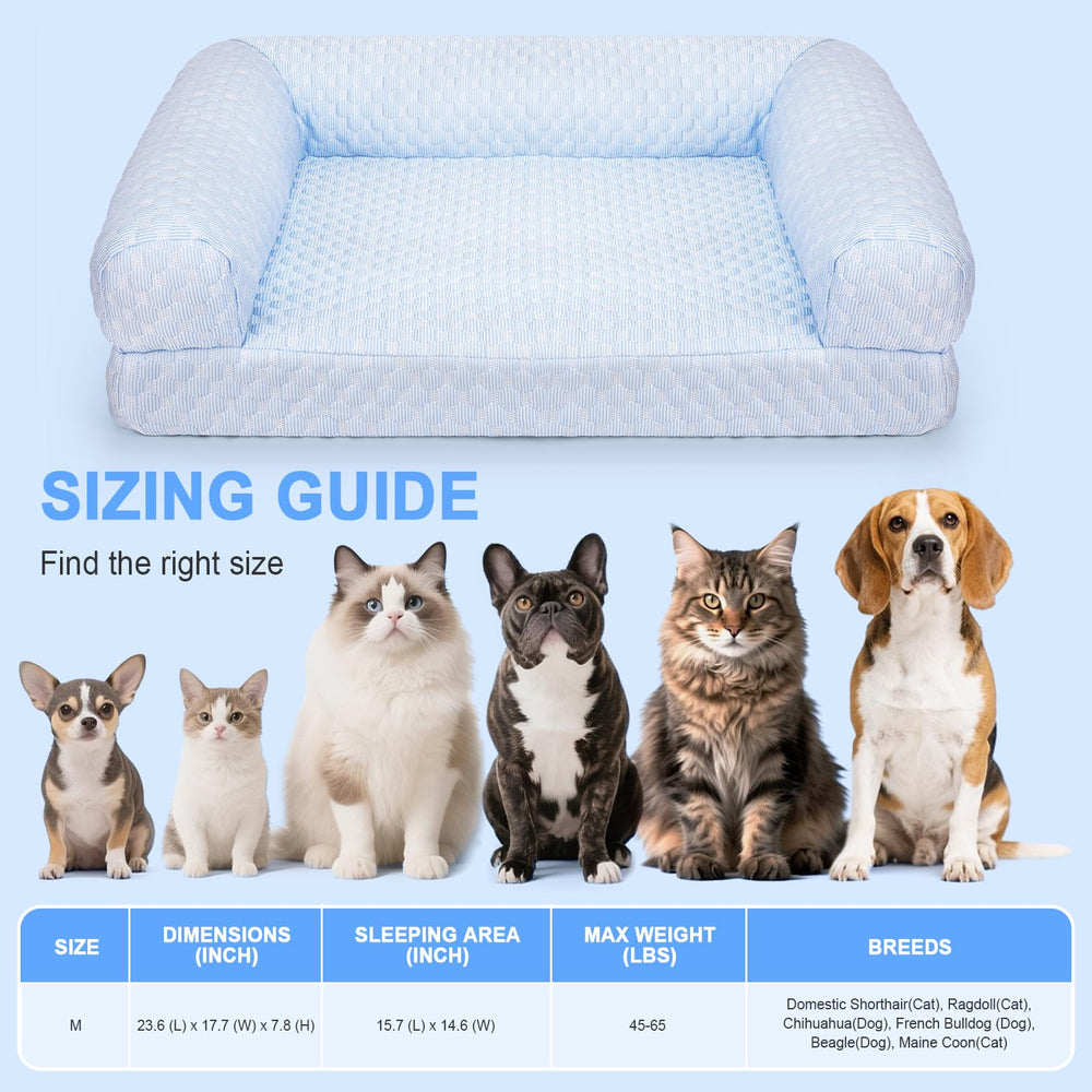 Foamio anti-slip bottom keeps bed securely in place on floors.