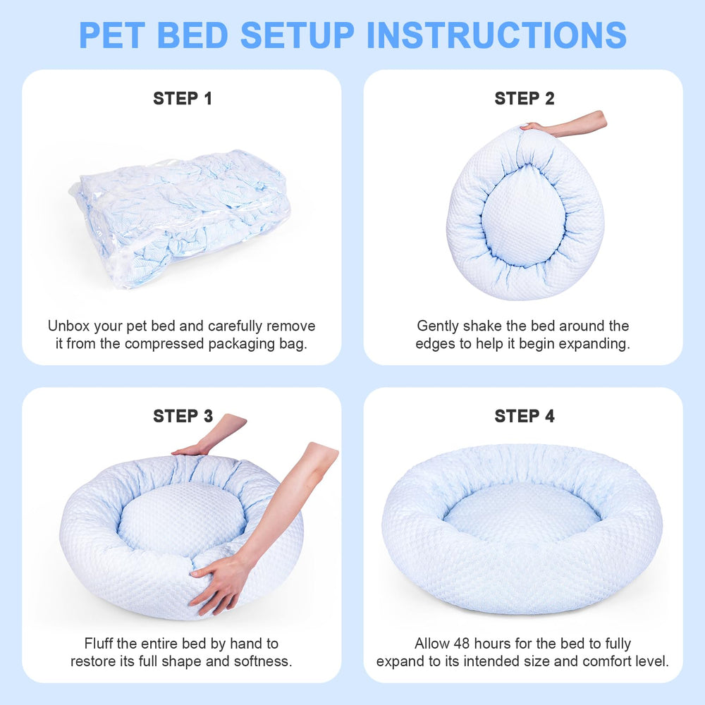 Foamio Donut Bed machine washable for easy cleaning and quick cuddles.