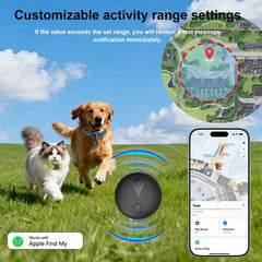 Focushine tracker emits a loud alarm to help locate pets indoors or outdoors.