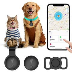 Focushine pet GPS tracker for dogs and cats shows real-time location for quick checks.