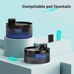 FOFNON cat fountain 3.2L capacity supports longer intervals between refills