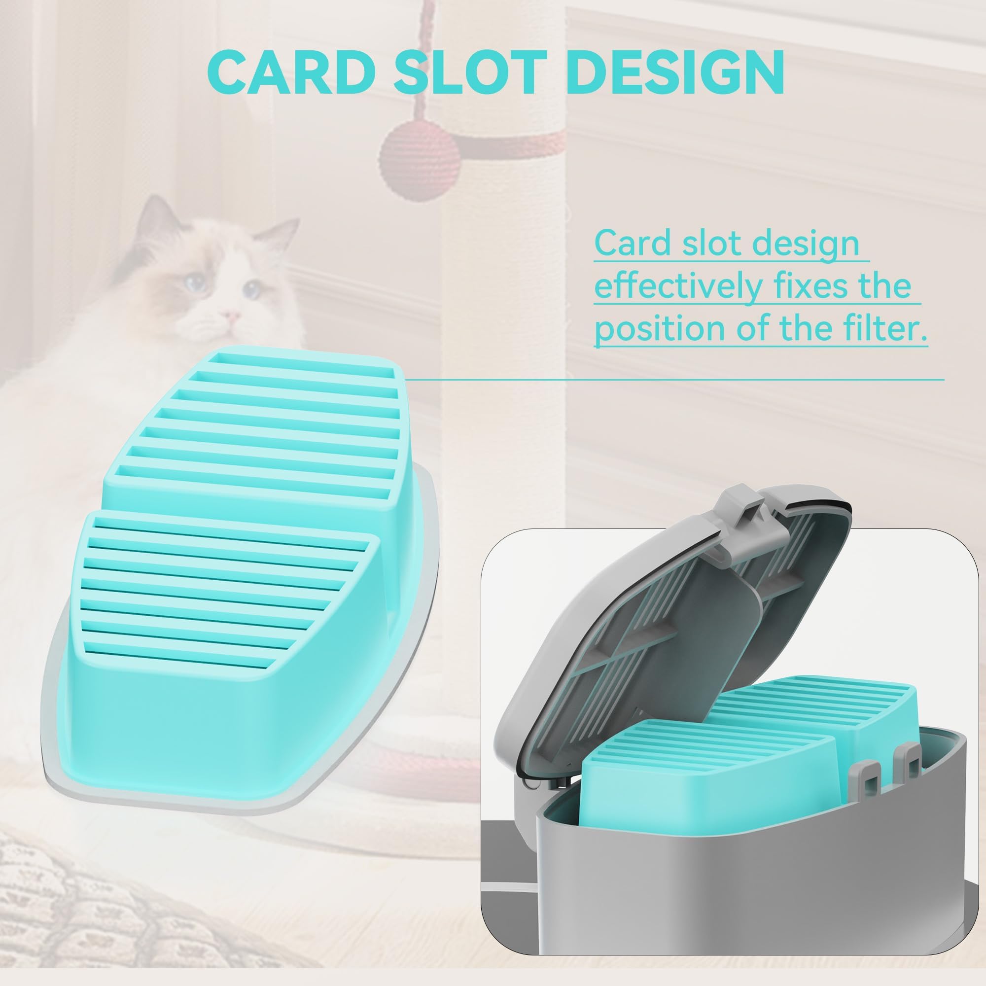 FOFNON cat fountain compatibility with 3.2L model ensures safe hydration.