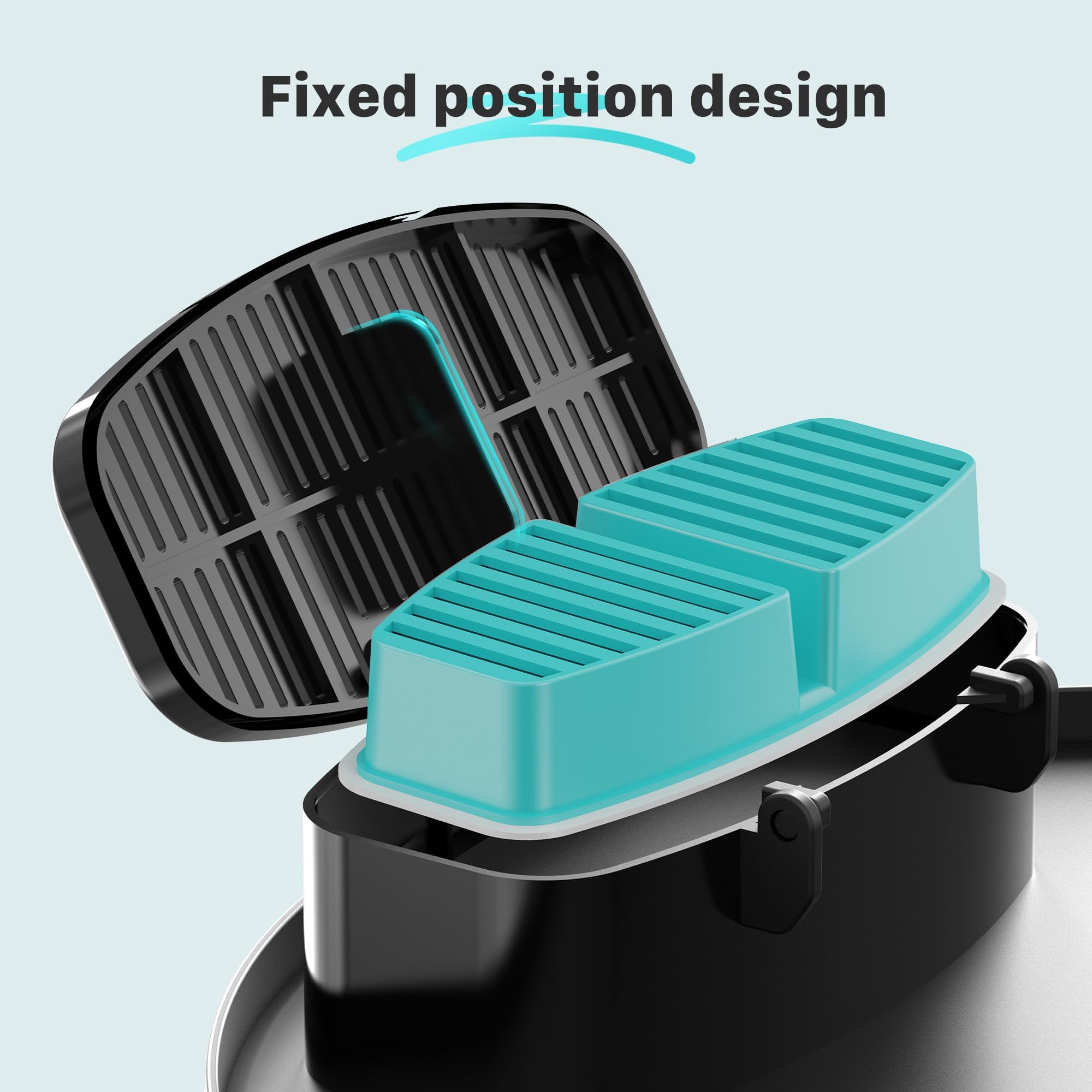 FOFNON 304 stainless steel cat fountain highlights durable, pet-safe construction.
