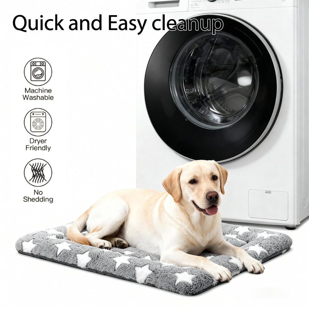 Fogkiss Dog Bed Mat 30x20 inches fits medium dogs comfortably.