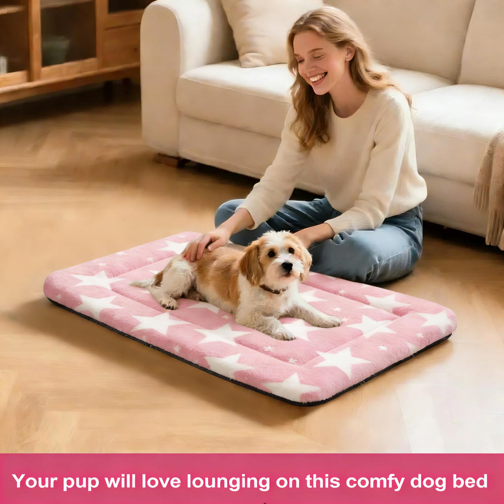 Fogkiss dog bed mat crate pad fits most crates for cozy crate time.