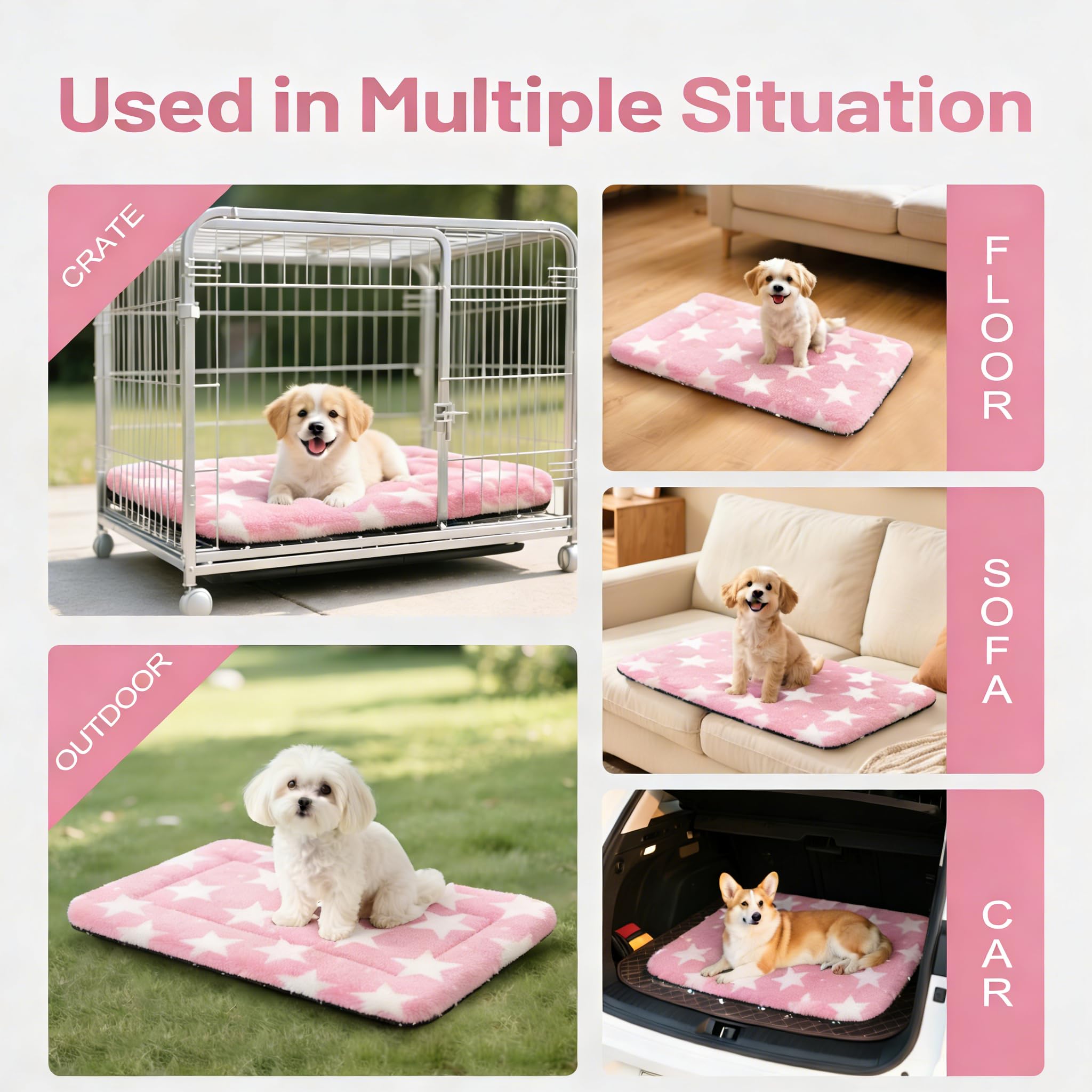 Fogkiss dog bed mat durable build withstands daily use and pet activity.