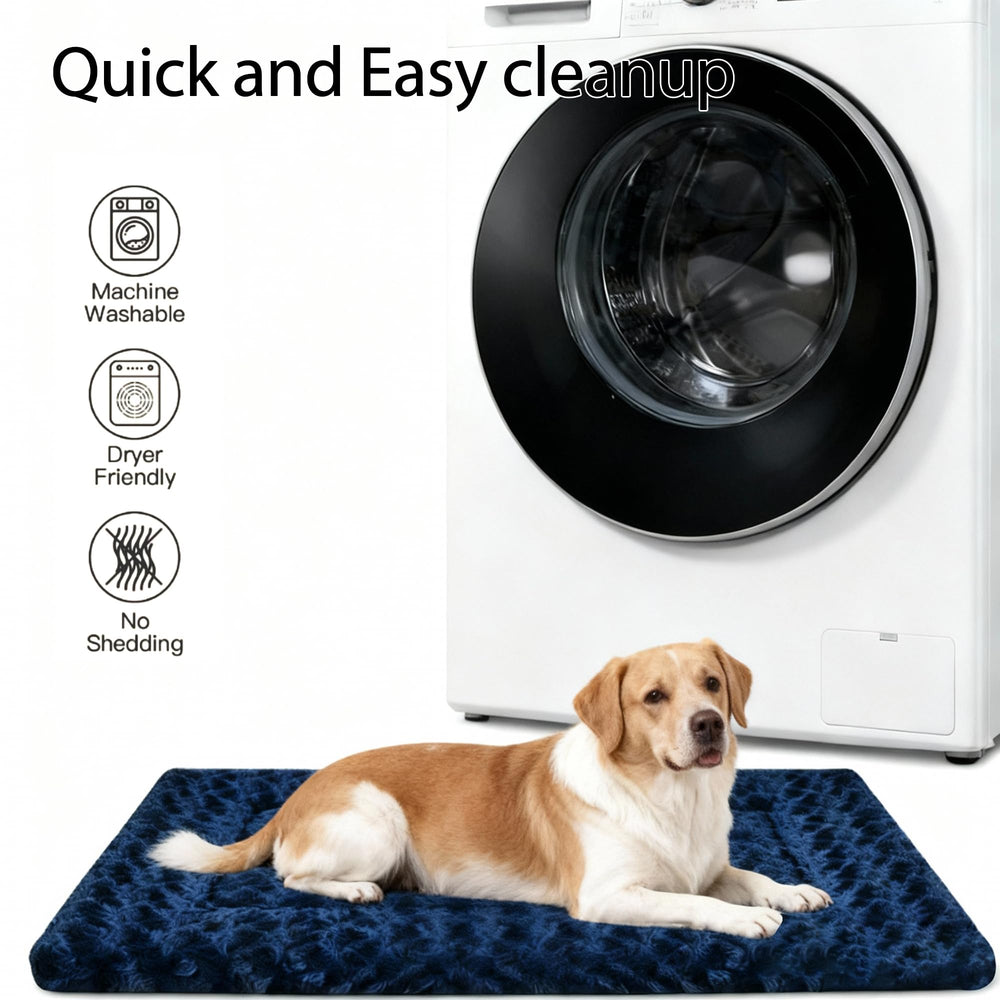 Fogkiss dog bed mat machine washable for easy cleanup.