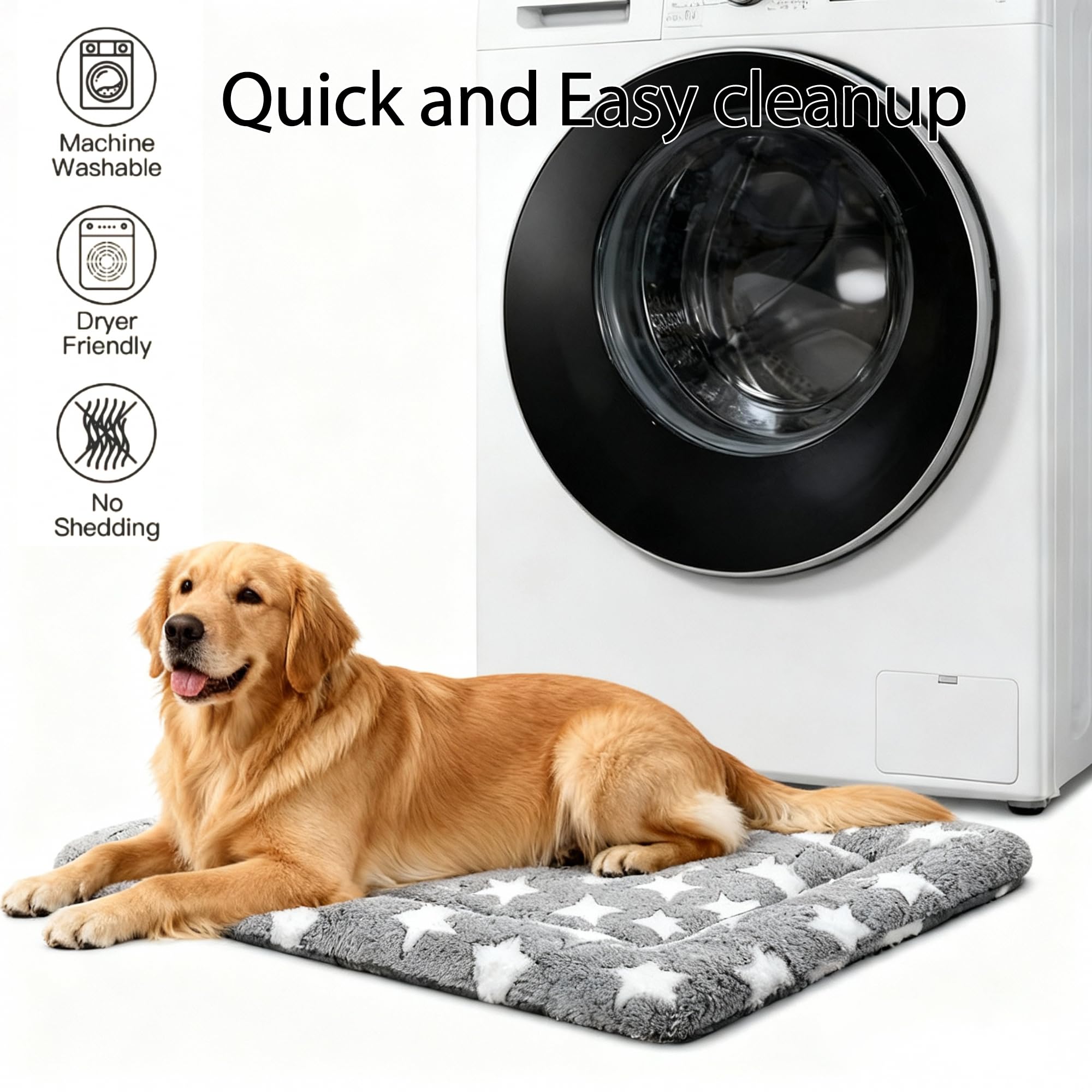 Fogkiss dog bed mat machine washable for quick cleanups