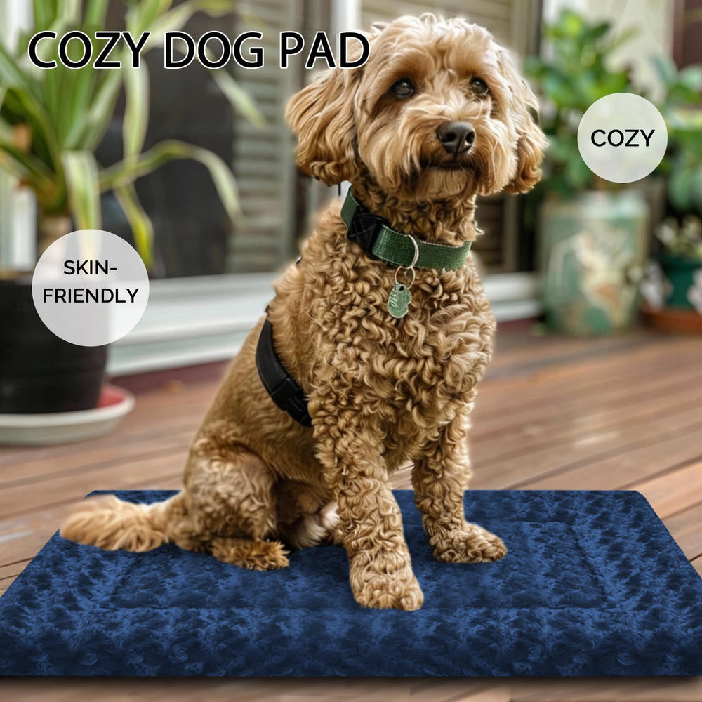 Fogkiss dog bed mat with reversible dual-sided design.
