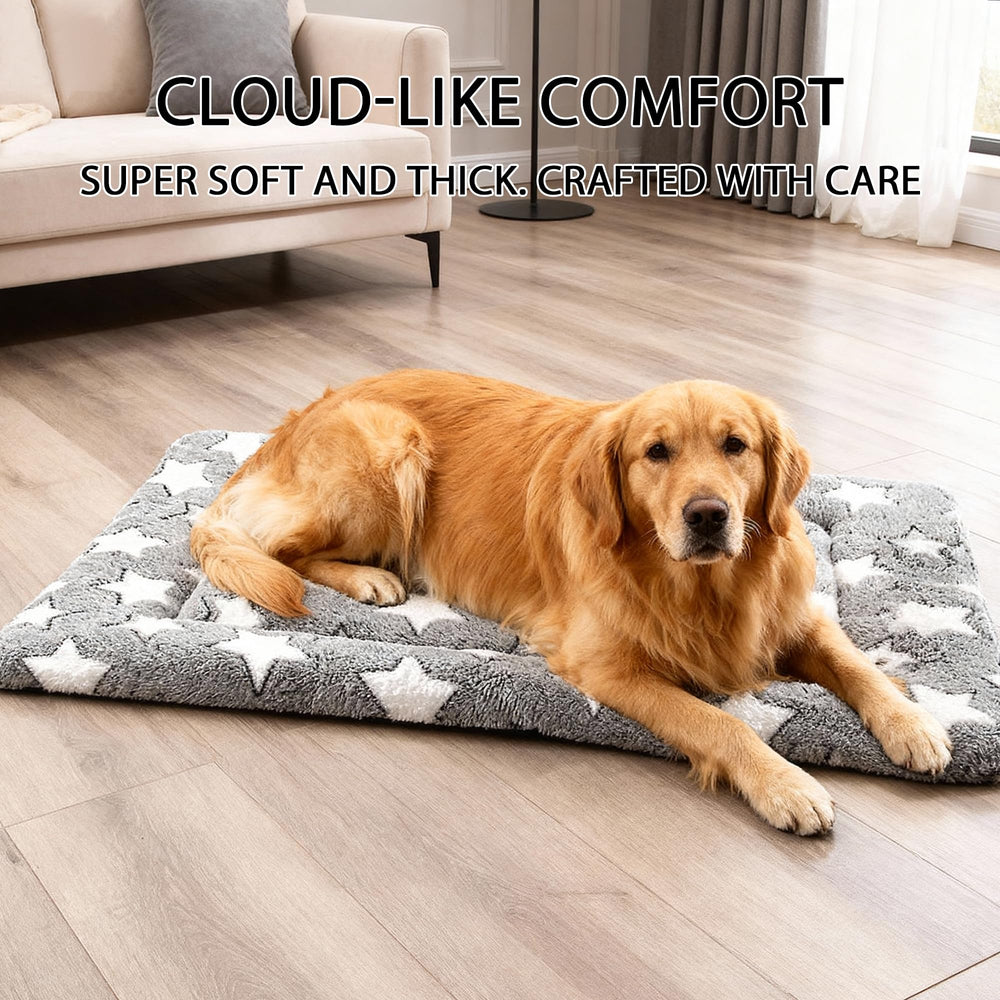 Fogkiss dog bed mat rolled for easy storage and travel