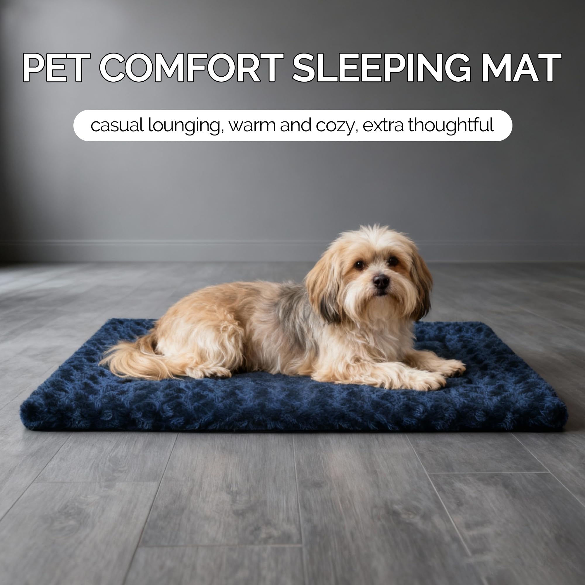 Fogkiss dog bed mat travel-ready for car journeys.